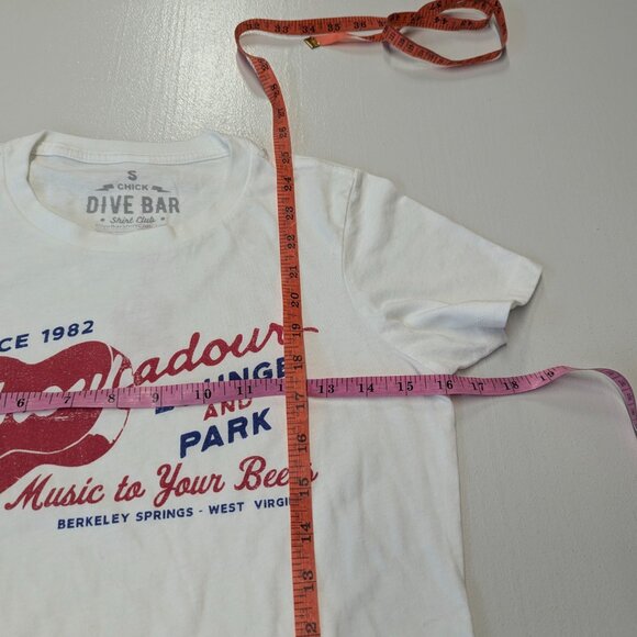 NWOT Two Dive Bar by Chick Shirt Club Size Small White - Picture 8 of 14